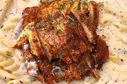 Chicken thigh alfredo recipe