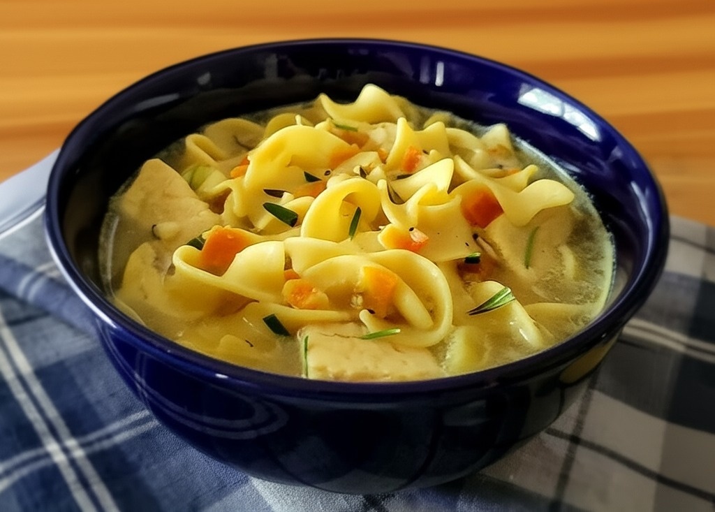 Chicken noodle soup in a jar recipe