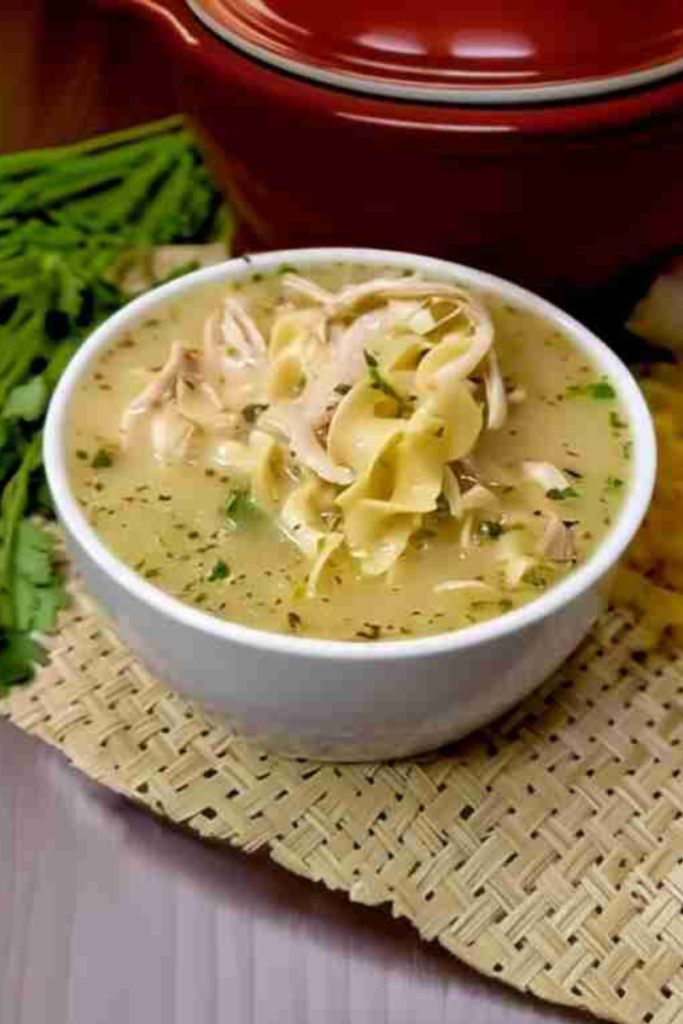 Chicken piccata soup recipe large image